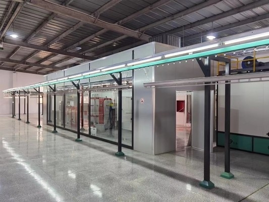 40m/Hour αυτόματη γραμμή επιστρώματος σκονών για ξύλινο Mdf επίπλων πιάτων ξύλινο