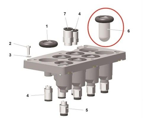 1019470 Ανταλλακτικά Επιστρώματος Πούδρας Για Αντλία Πούδρας Pp07