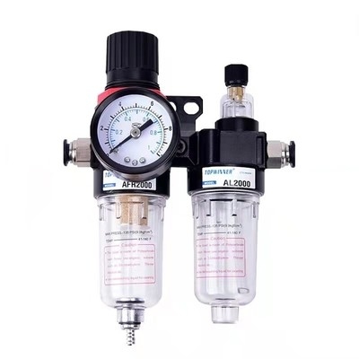 8mm AFC2000 διαχωριστής νερού και πετρελαίου Επεξεργαστής πηγής αερίου διπλό φίλτρο αέρα