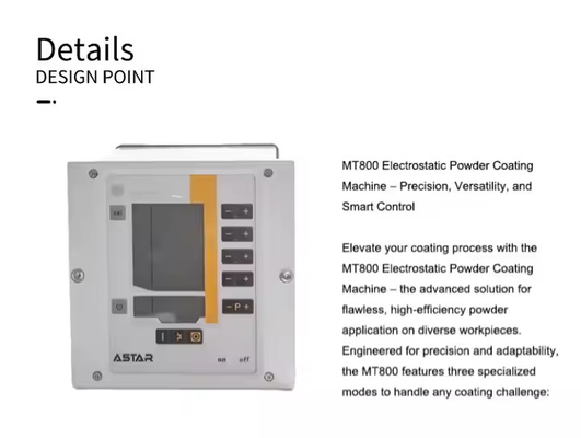 ASTAR Smart Control Master PLC Control Powder Coating Cabinet Υψηλής τεχνολογίας εξοπλισμός ζωγραφικής