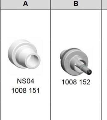 1008151 Στρογγυλό NS04 Σφουγγαρίστρα Πυροσβεστικής για GM03 GA03