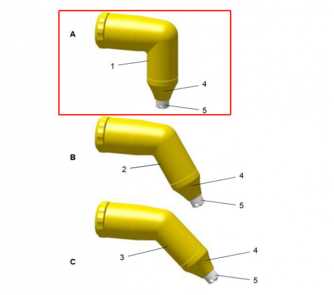 1009139 PA03 Γωνιακό σώμα 90 μοίρες Πλήρης γωνιακός ακροφύλακας Ga03 Powder Coating ανταλλακτικά 2