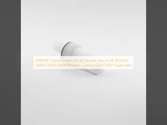 1008142 Προσαρμόσιμη επίπεδη ακροφύσια Assy A+B NF24 για GM03 GA03 GM04 Πυροβόλα επίχρισής σκόνης OEM Υποστηρίζεται
